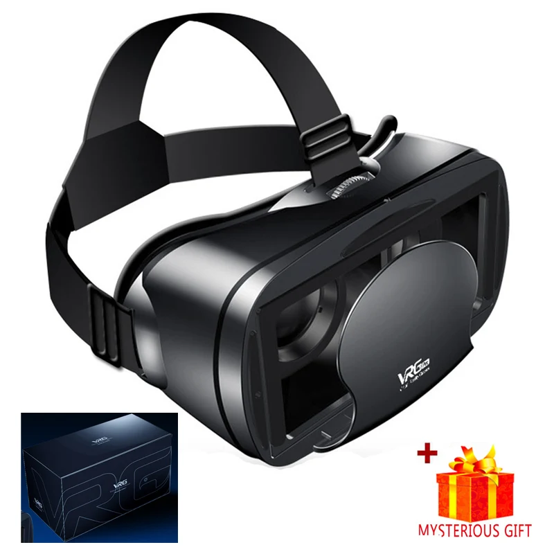 Gafas VRG Pro VR, auriculares de realidad Virtual, dispositivos Viar, gafas para casco 3D, lentes inteligentes para teléfono inteligente, juego de teléfono móvil