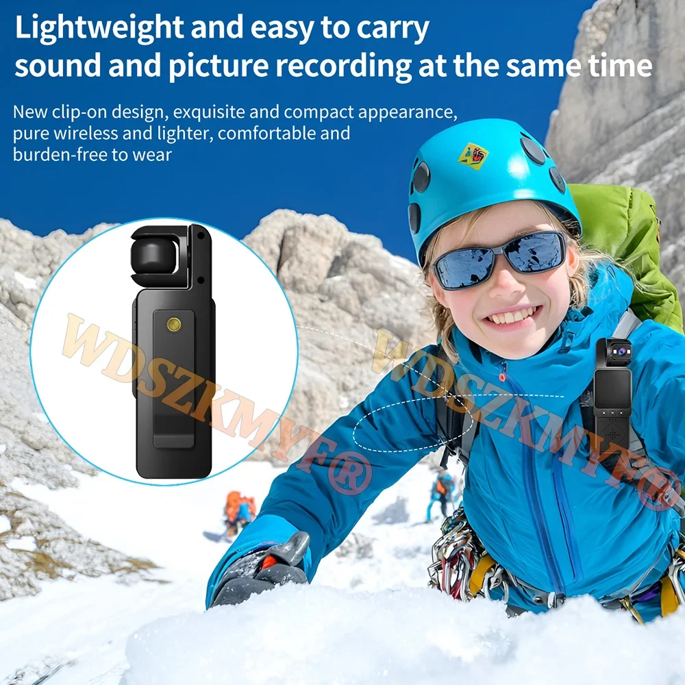 FHD 1080P WIFI Sports Camera Digital Video Outdoor Mini Camera DV Portable Handheld Law Enforcement Recorder 360° Rotatable Lens