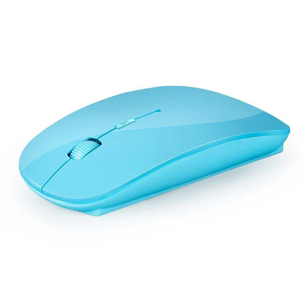 New 1600 DPI USB Optical Wireless Computer Mouse 2.4G Receiver Super Slim Mouse For PC Laptop