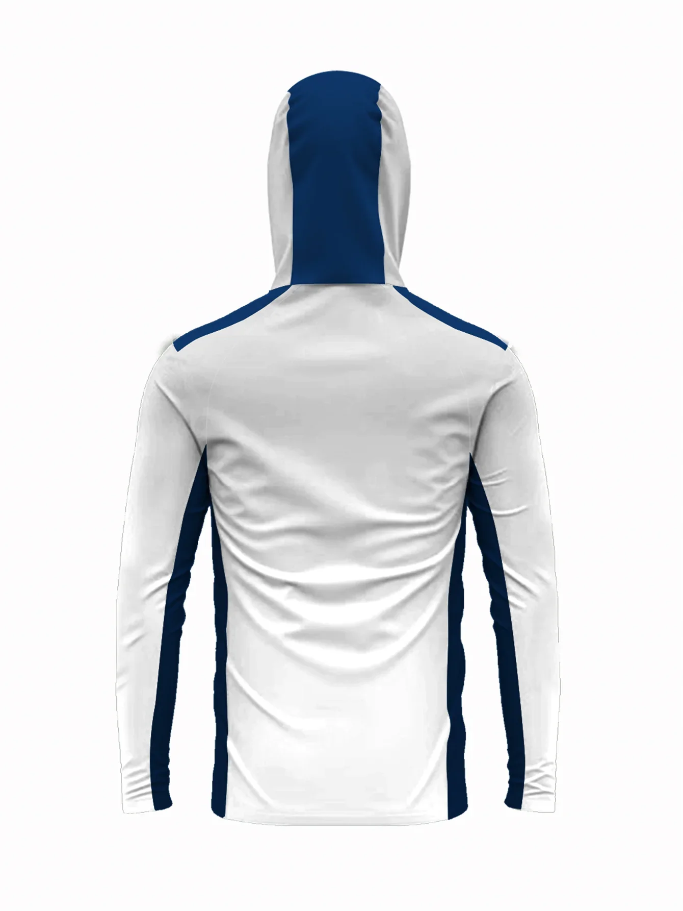 Description Picture 4 of itemMen Long Sleeve Fishing Hoodie Mask Anti-UV Sun Protection Clothes Fish Shirt Hunting Fish Jersey UPF 50+