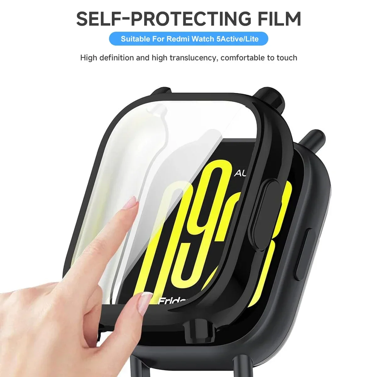 Premium Tempered Glass & PC Protective Case