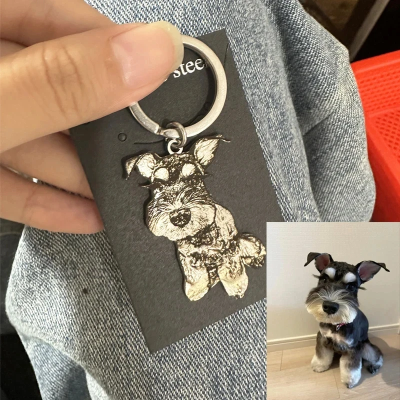 Llavero personalizado con la foto de tu mascota Sc36674eeaf7d4fa2bee27145fe3cffd2d