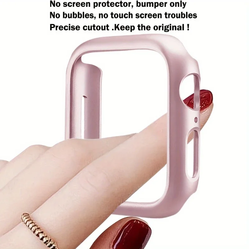 Sleek Matte Hard Cover Bumper Protector for Smartwatch Accessories