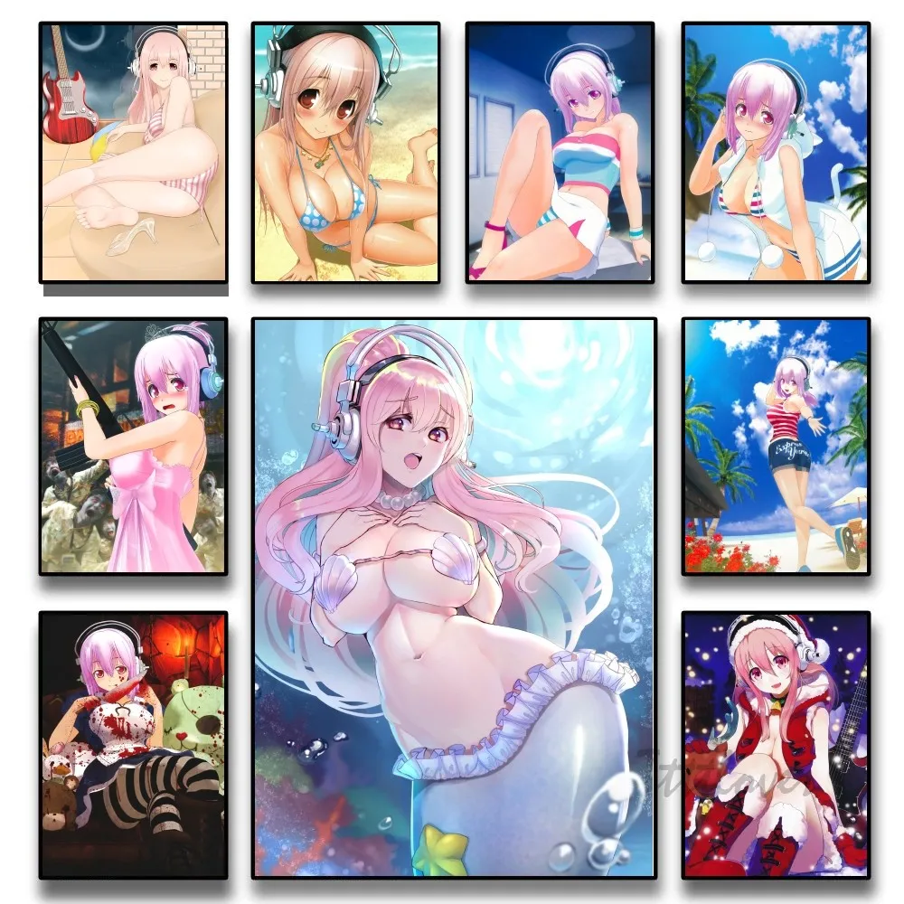 Аниме игра Супер Sonico постер