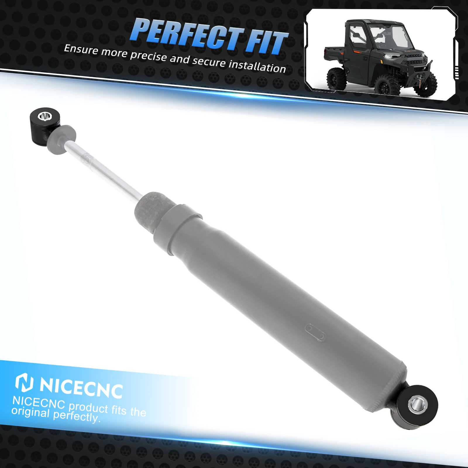 NICECNC vordere Stoßdämpferbuchsen-Hülsen-Kit für Polaris Ranger 500 700 800 900 1000 Pro XD Brutus HD UTV vordere obere und untere Buchsen – Detail 11