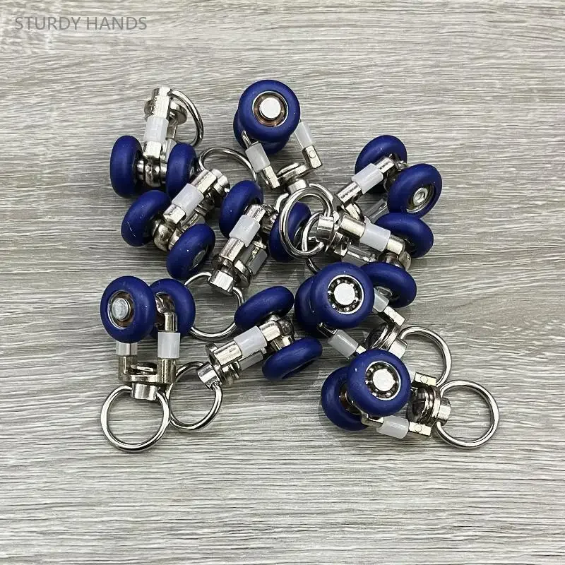 20PCS stainless steel curtain track pulley curtain track alloy bearing roller window decoration hardware accessories