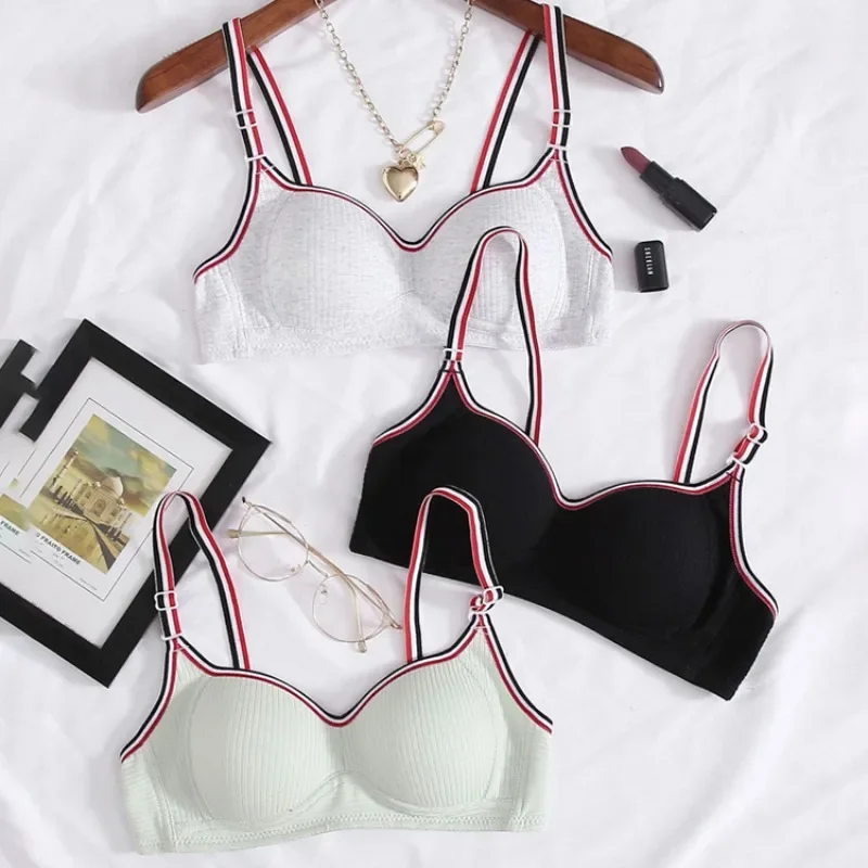 

No underwire underwear Thin cup big chest small sexy fashion girls underwear women's sports bra comfortable
