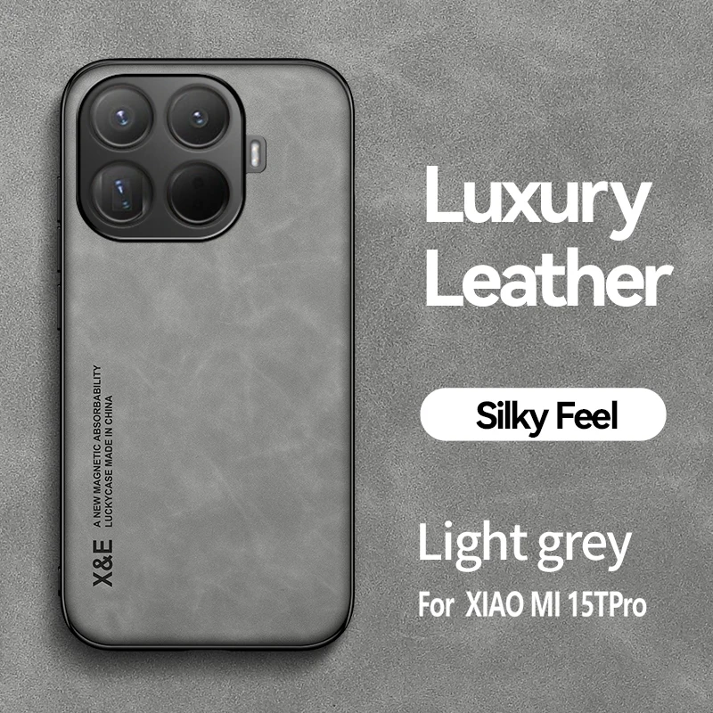 Luxury Magnetic Leather Phone Case - Shockproof TPU Silicone Back Cover