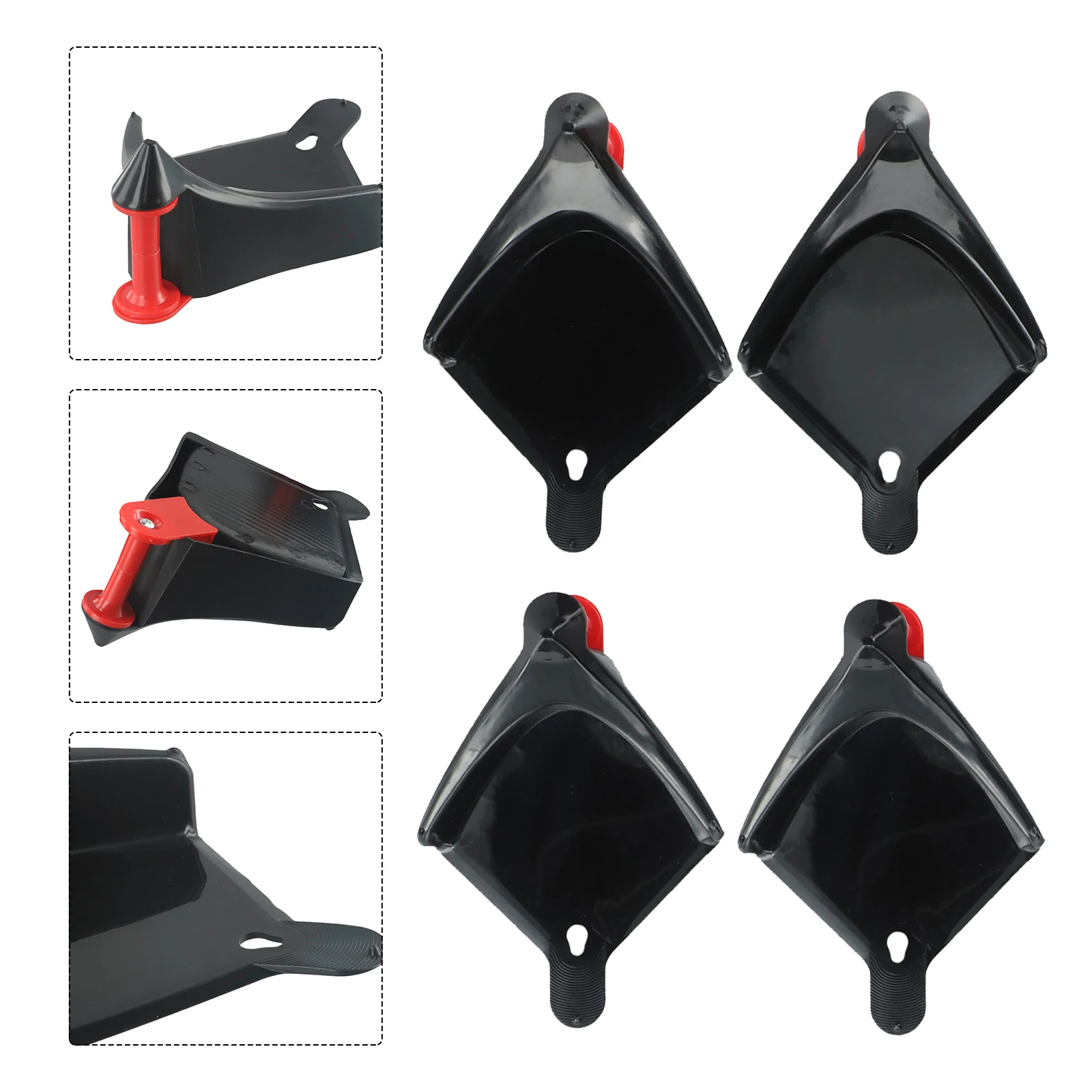 

4pcs/set Universal Tire Wedge Car Washing Water Pipe Tube Anti-pinch Tools Hose Guides Car Tire Repair Tools For Cars For Trunk