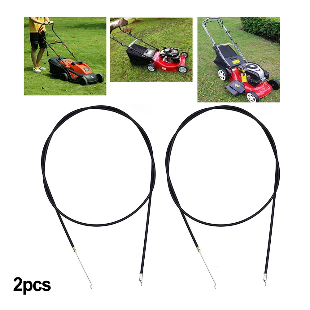 

2pcs Bowden Cable Lawn Mower Parts Universal Throttle Control Cable Fits Most 4 Stroke Victa Masport Lawn Mower