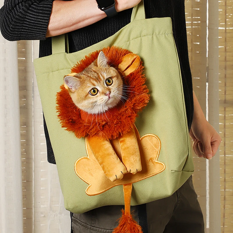 Dog Carrier Bag Pet Cat Small Puppy Handbag Outdoor Travel Carry Tote Bag  Foldable Shopping Bag Portable Pet Dog Designer