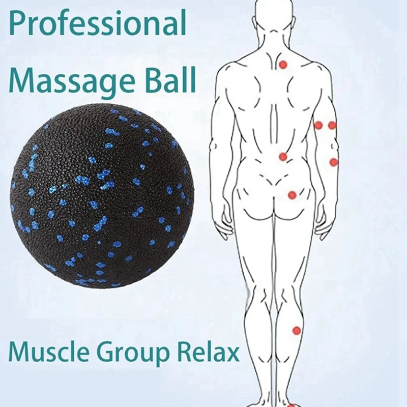 3PCS Yoga Roller Massage Peanut Ball Set EPP Fitness Foam Column Back Pain Deep Tissue Stretching Muscle Relax Durable