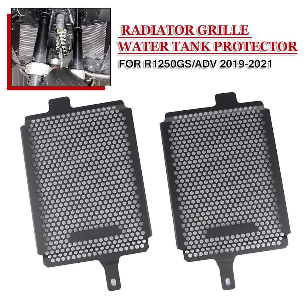 Radiator Guard Grille Grill Cover Protector For BMW R1250GS ADV LC 2019 Aluminum Radiator Guard Grille Grill Cover Protector For BMW R1250GS ADV LC 2019 Aluminum