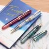 Jinhao 9019 Dadao Fountain Pen #8 Extra Fine / Fine / Medium Nib, Big Size Resin Writing Pen with Large Converter 5