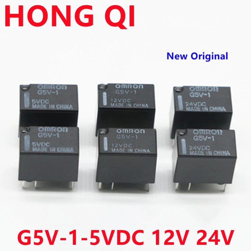 5 Pz/Lotto G5V-1-5Vdc G5V-1-12Vdc G5V-1-24Vdc G5V-1 5Vdc 12Vdc 24Vdc 6Pin Spdt Mini Relè Di Segnale Per Pcb
