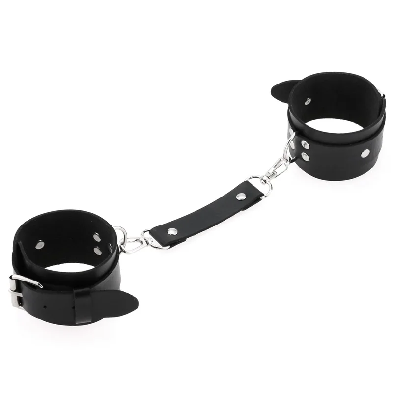 

Punk Exaggerated Personality Non-Mainstream Bondage Handcuffs Goth Creative PU Leather Bracelet