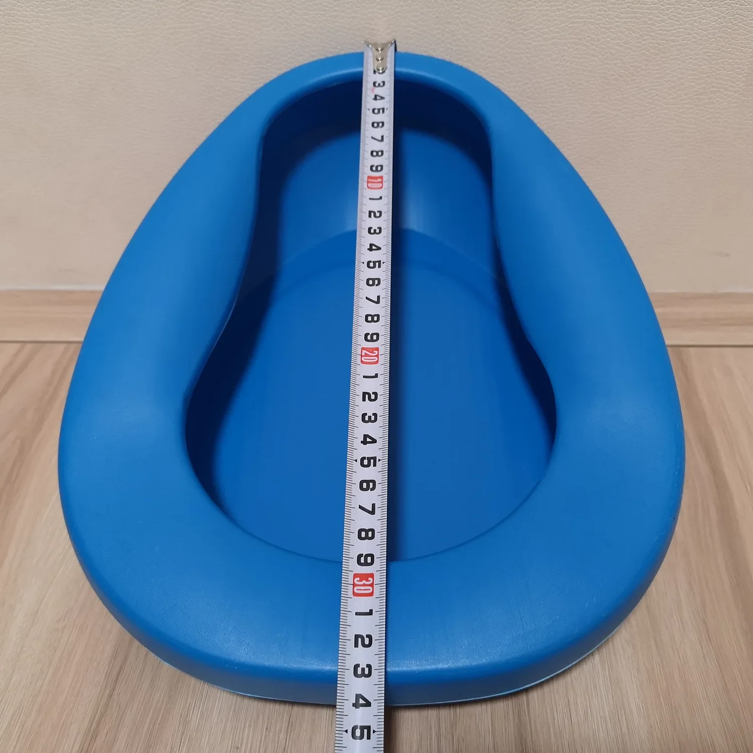 Adult Potty Hurt Kids Bedridden Elderly Patients Bedsore Toilet Bedpan Suit for Home Hospital Nursing Room Bed Care Basin Blue 4