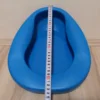 Adult Potty Hurt Kids Bedridden Elderly Patients Bedsore Toilet Bedpan Suit for Home Hospital Nursing Room Bed Care Basin Blue 4