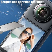 Protecteur d'objectif rotatif 8 en 1 pour Insta 360 X5 X4, avec protecteur d'écran, Films anti-rayures pour Insta360 X4 X5, protecteur d'objectif d'appareil photo 3