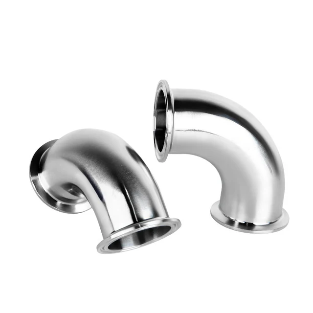 3/4 "1" 1.5 "2" 3 "Tri CLAMP Ferrule 50.5/64/77.5/91mm ข้อต่อท่อน้ำ90องศา304ข้อต่อสแตนเลส 1