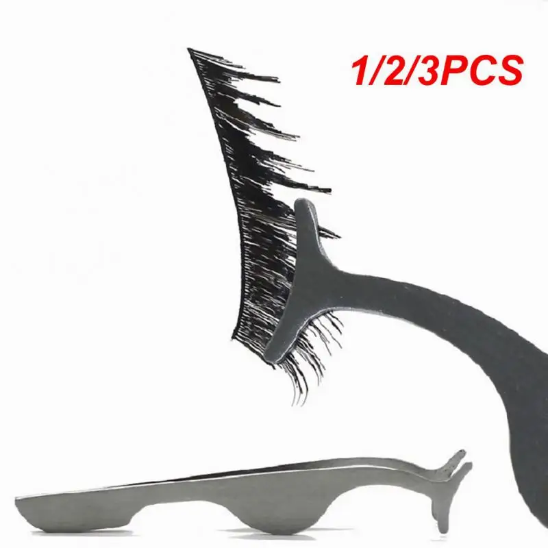 

1/2/3PCS Novice Applicable False Eyelash Assistant Multifunctional Eyelash Tweezers Clip Beauty Tool Makeup Tool Accessories