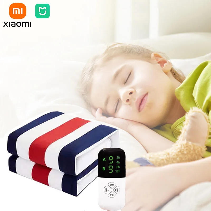 Xiaomi Mijia Electric Blanket 220V Thicker Heater Heated Blanket Mattress  Thermostat Electric Heating Blanket Winter Body Warmer