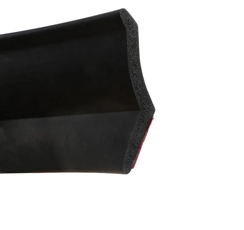 Universal 2,5 M Auto Frontschürze Lip Shunt Gummi Rock Schutz Körper Aufkleber Dekoration Auto Stoßstange Schutz Kit – Detail 7