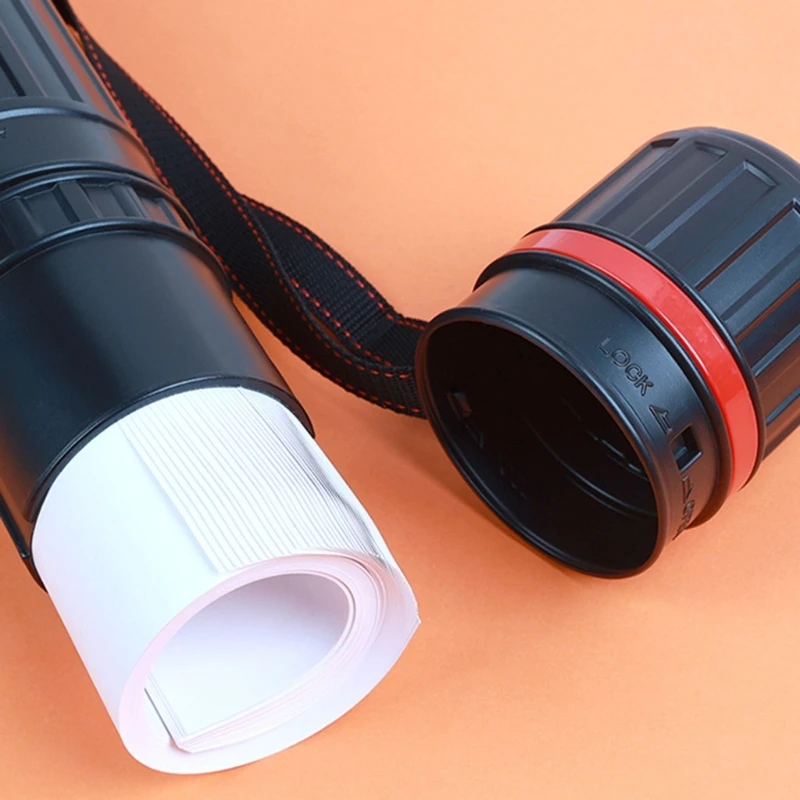 Telescoping Poster Tube Extendable Poster Tube with Strap Telescoping Art Transport for Document Drawing art transport tube