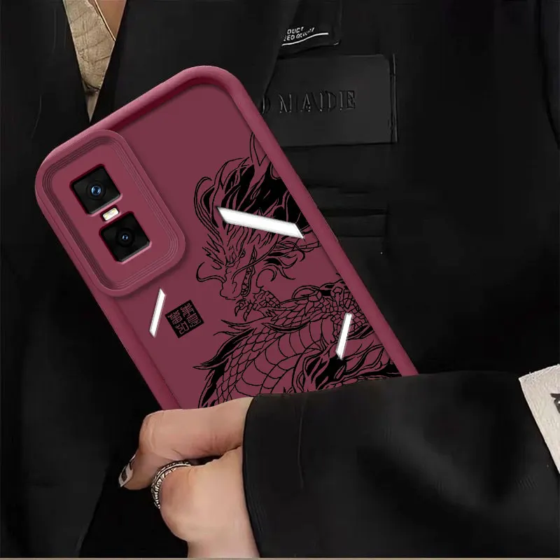 Dragon Totem Soft Silicone Shockproof Protective Case