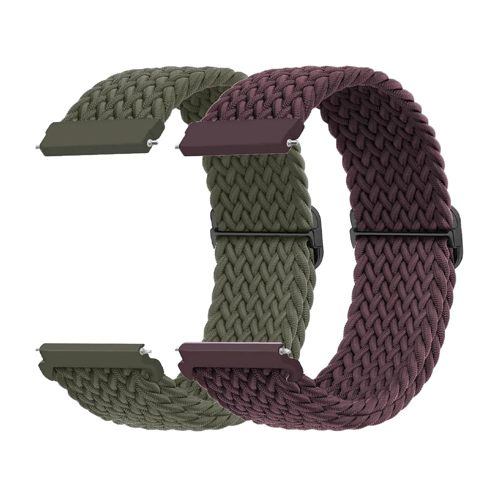 Straps For Samsung Galaxy Watch 4/7/FE/6/5 Pro/6 Classic/Gear s3 20mm 22mm Braided belt bracelet correa Huawei GT 2e 3 4 5 Band 2 Straps For Samsung Galaxy Watch 4/7/FE/6/5 Pro/6 Classic/Gear s3 20mm 22mm Braided belt bracelet correa Huawei GT 2e 3 4 5 Band – Bild 2