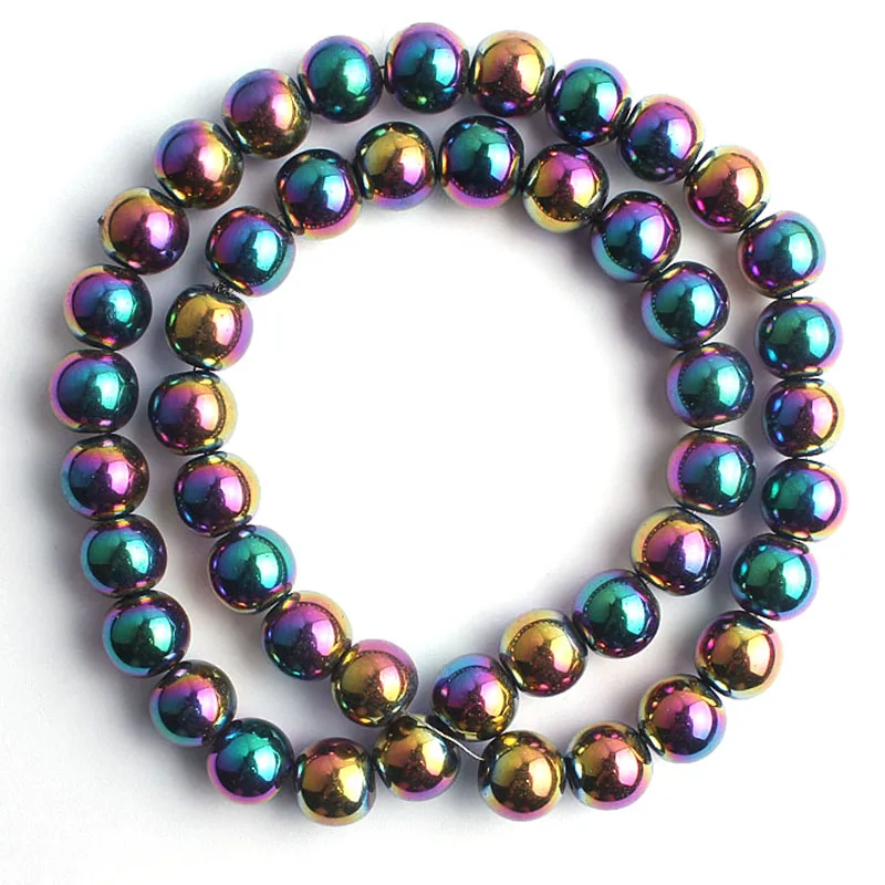 Perline Sciolte In Ematite Rosa Naturale, Rotonde, 2/3/4/6 Mm, 1 Filo Da 39 Cm, Per Gioielli Fai Da Te, Bracciali, Collane - 4