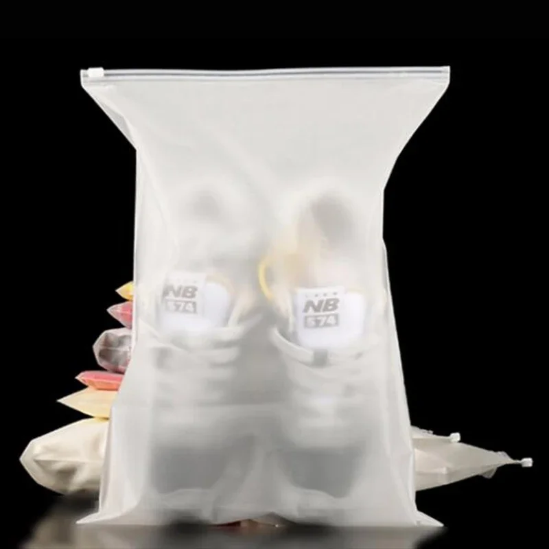 20 Pcs Travel PE Storage Plastic Zipper EVA Translucent Ziplock Waterproof Packaging Bags Custom Logo Print Available 5