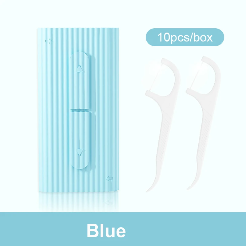 Dental Floss Push Pull Portable Dental Floss Storage Box Hilo Floss Teeth Cleaning Tooth Pick Disposable Toothpicks With Teeth Sticks