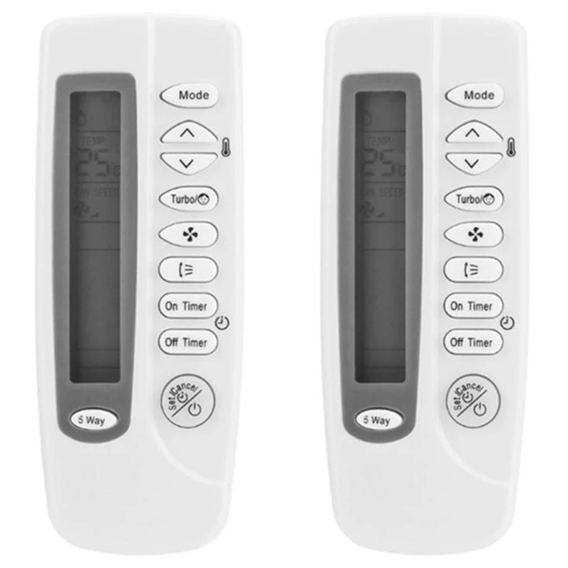 2X Telecomando Per Samsung Arc-410 Arh-466 Arh-441 Arh-430 Arc-414 Arc-406 Arc-738 Arh-465 Ac Condizionatore D'Aria A/C