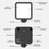 LED Clip Video Light Portable Photography On-Camera 3000K-6000K Bi-Color Lighting Cold Shoe For DSLR Camera Camcorder Gopro Vlog 3