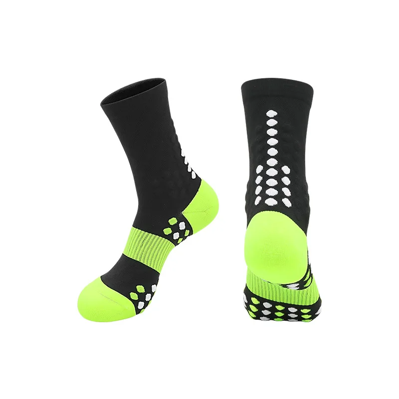 Running Compression Socks Colorblock Marathon Sport Crew Sock For Man Woman Cycling sports socks cycling socks compression socks fitness sports socks sport socks