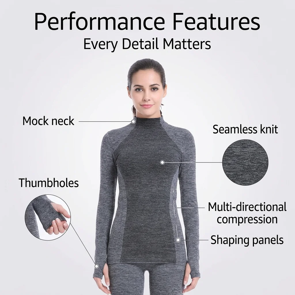 Women's Thermal Sports Yoga Set - Stylish and Warm Lingerie Ensemble