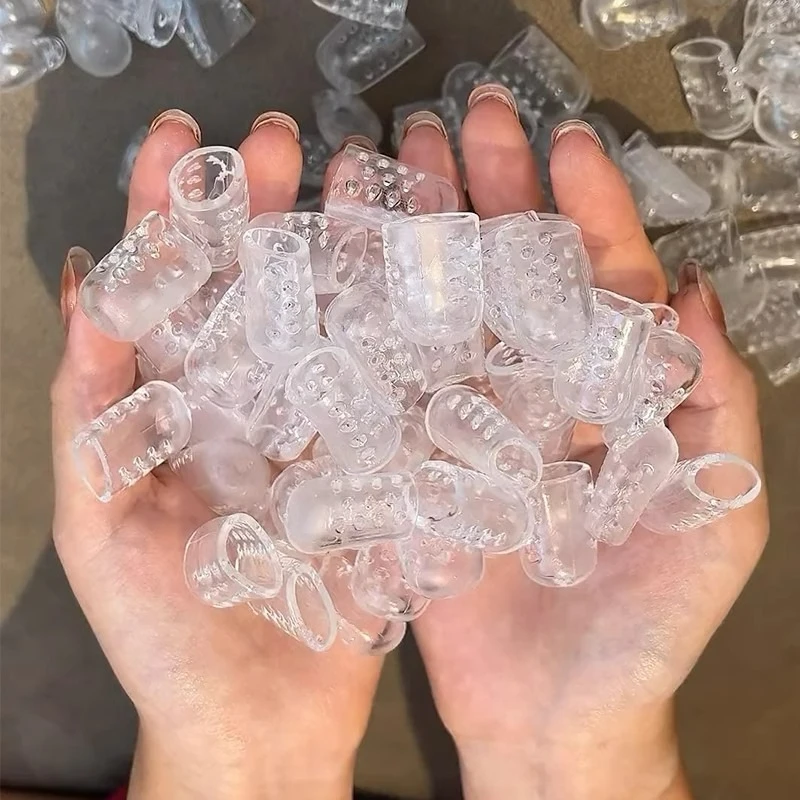 Silicone Toe Caps Separation of Toes Anti-Friction Breathable Toe Protector Prevents Blisters Protective Feet Wearing Protectors