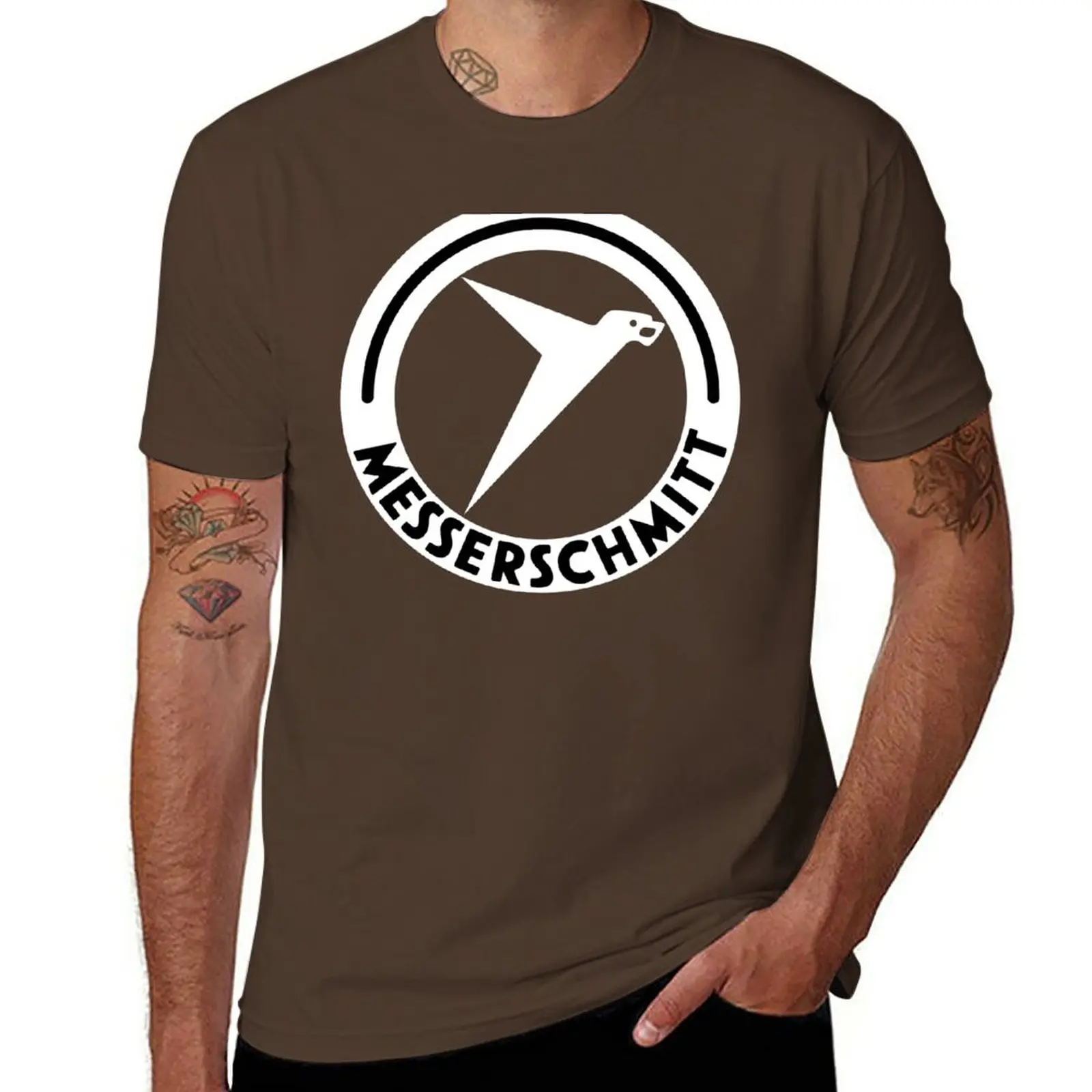 

Messerschmitt Aircraft Logo -White- (No Label) T-Shirt korean fashion plus size tops black t-shirts for men