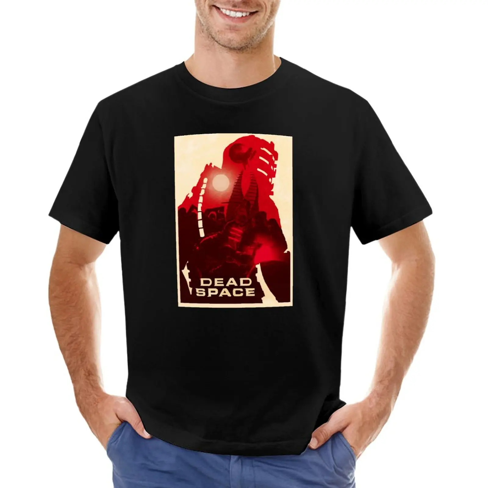 

Issac Clark Dead Space Silhouette T-Shirt sweat shirt Blouse heavyweight t shirts mens graphic t-shirts