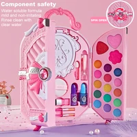 Wardrobe children's makeup bag girl, princess truly washable, pretending to play with makeup set toys, non-toxic and safe 2