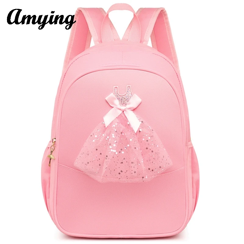 Children's Shoulder Dance Backpack Girls' Princess Dance Bags Ballet Schoolbag Gymnastics Yoga Sports Costume Girls Storage Bag 3