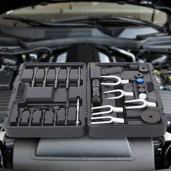 Air Hammer Kit, Air-Powered, Manual Operation w/Case Precision Automotive Repair Tool for Versatile Maintenance 5