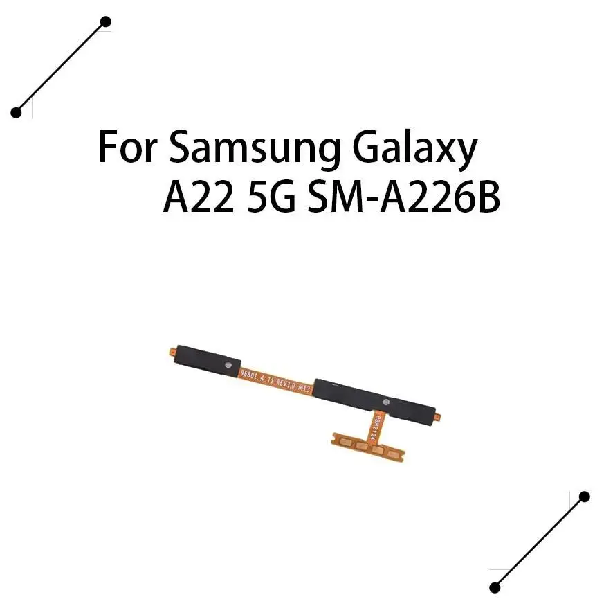 

Кнопка включения/выключения питания, кнопка управления громкостью, гибкий кабель для Samsung Galaxy A22 5G