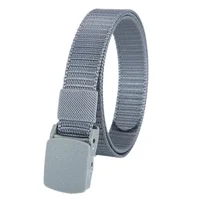 New Kids 2.5cm Width Belt Children Military Unisex Canvas Automatic Buckle Nylon Belt Outdoor Tactical Canvas 90cm 5
