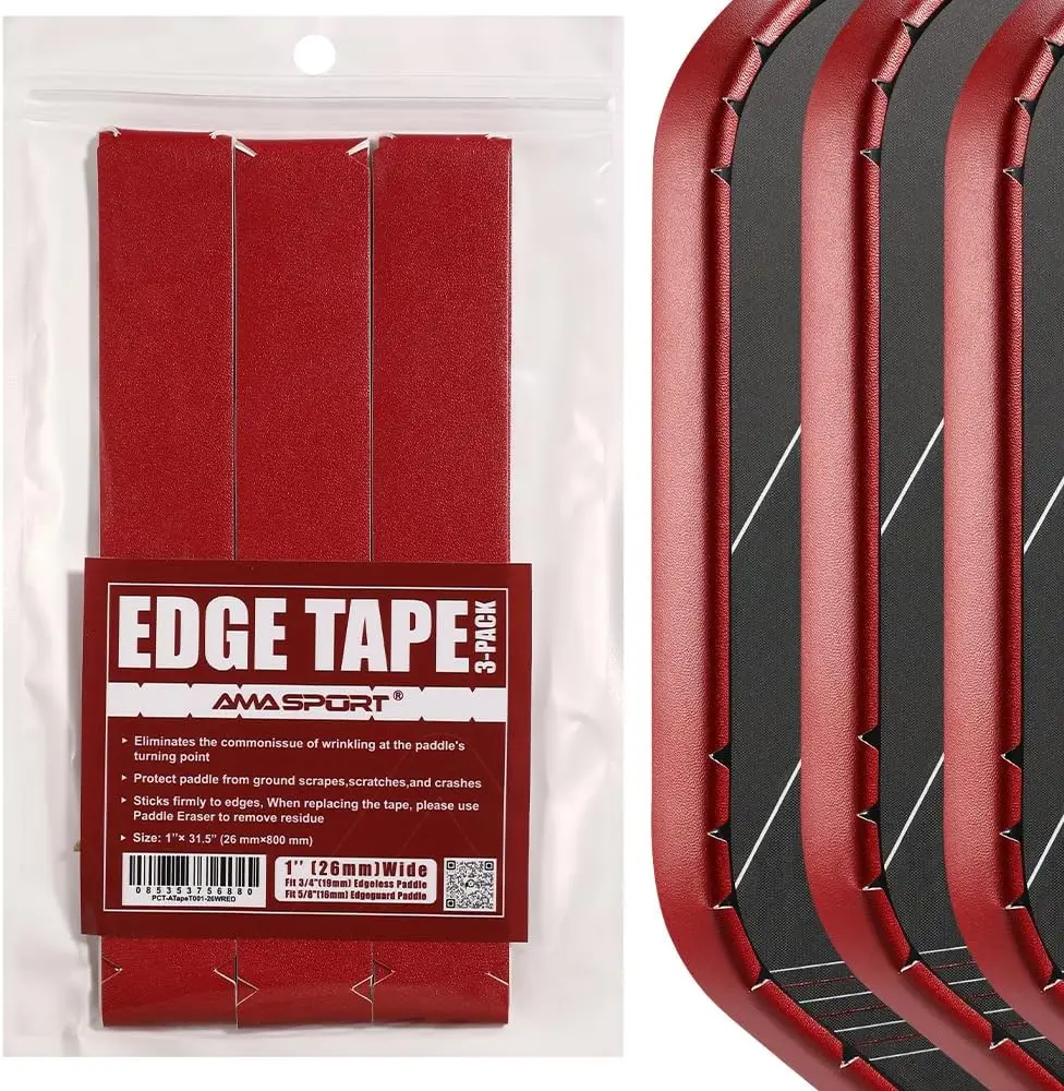 Pickleball Paddle Tape Protective Edge Guard for 13mm/16mm/19mm Pickleball Padel