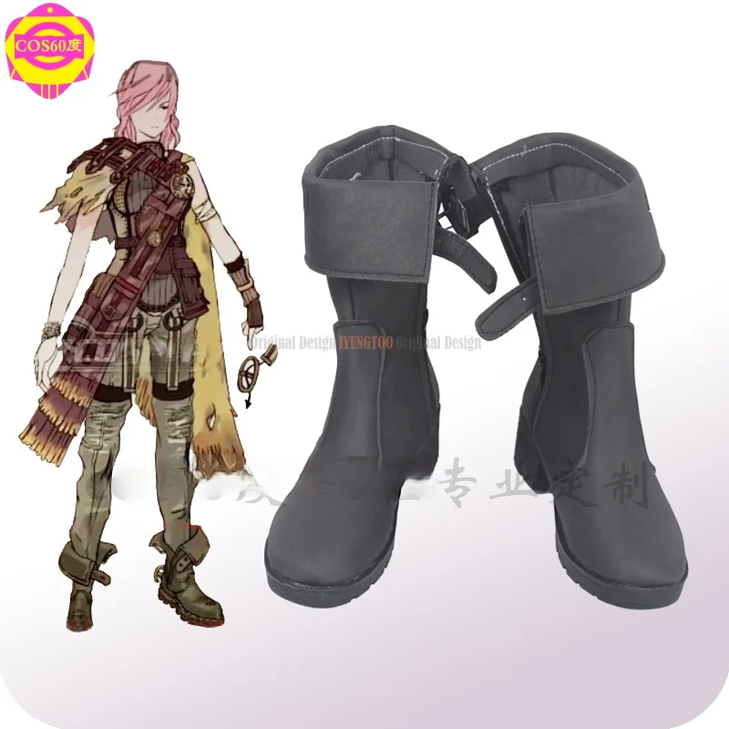 

Final Fantasy Eclair Farron Anime Characters Shoe Cosplay Shoes Boots Party Costume Prop