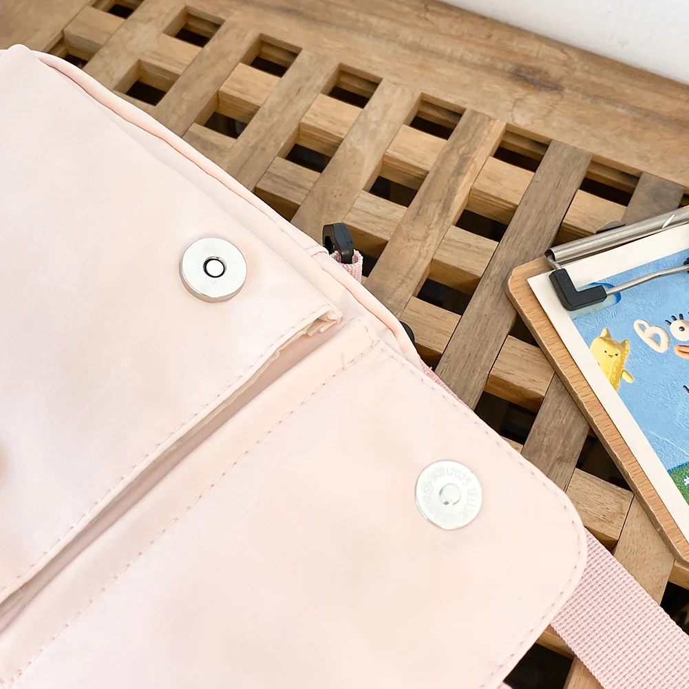 Women Bow Fashion Shoulder Bag Adjustable Strap Trendy Crossbody Bag Solid Color Daily Messenger Bag Simple Satchel Bag