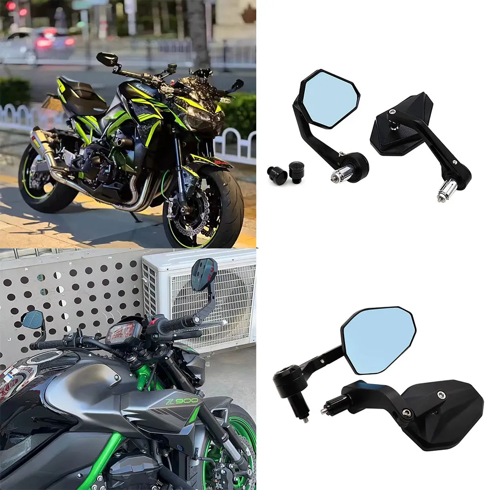 

For Kawasaki Vulcan S 650 Z1000 Z900 Z400 Modified Motorcycle CNC Aluminum Mirrors Wind Adjustable Rotating Rearview Mirror Side