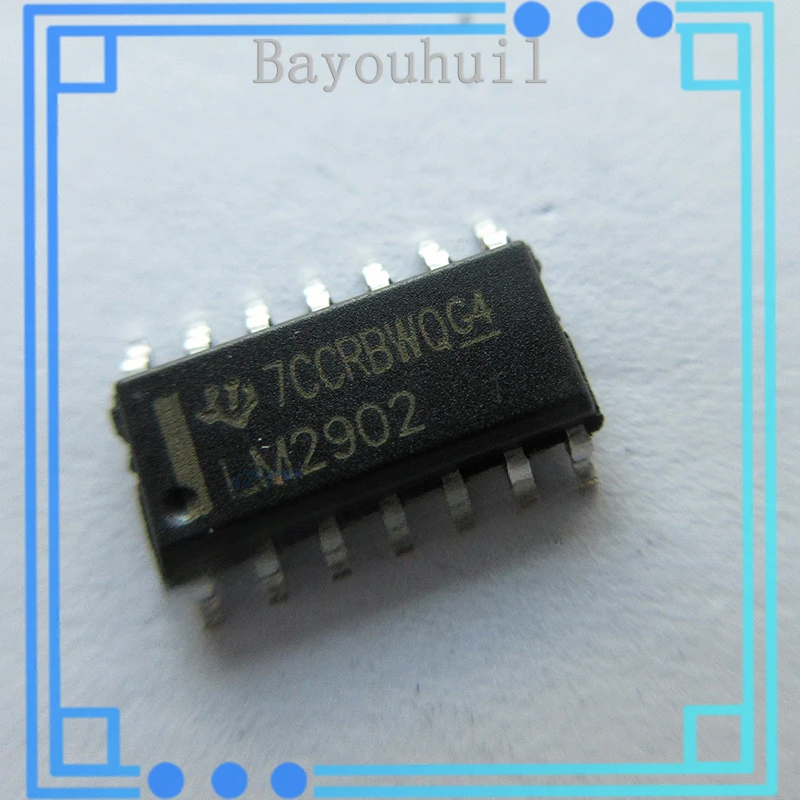 

50PCS New LM2902D LM2902DR Operational Amplifier SMD SOP14